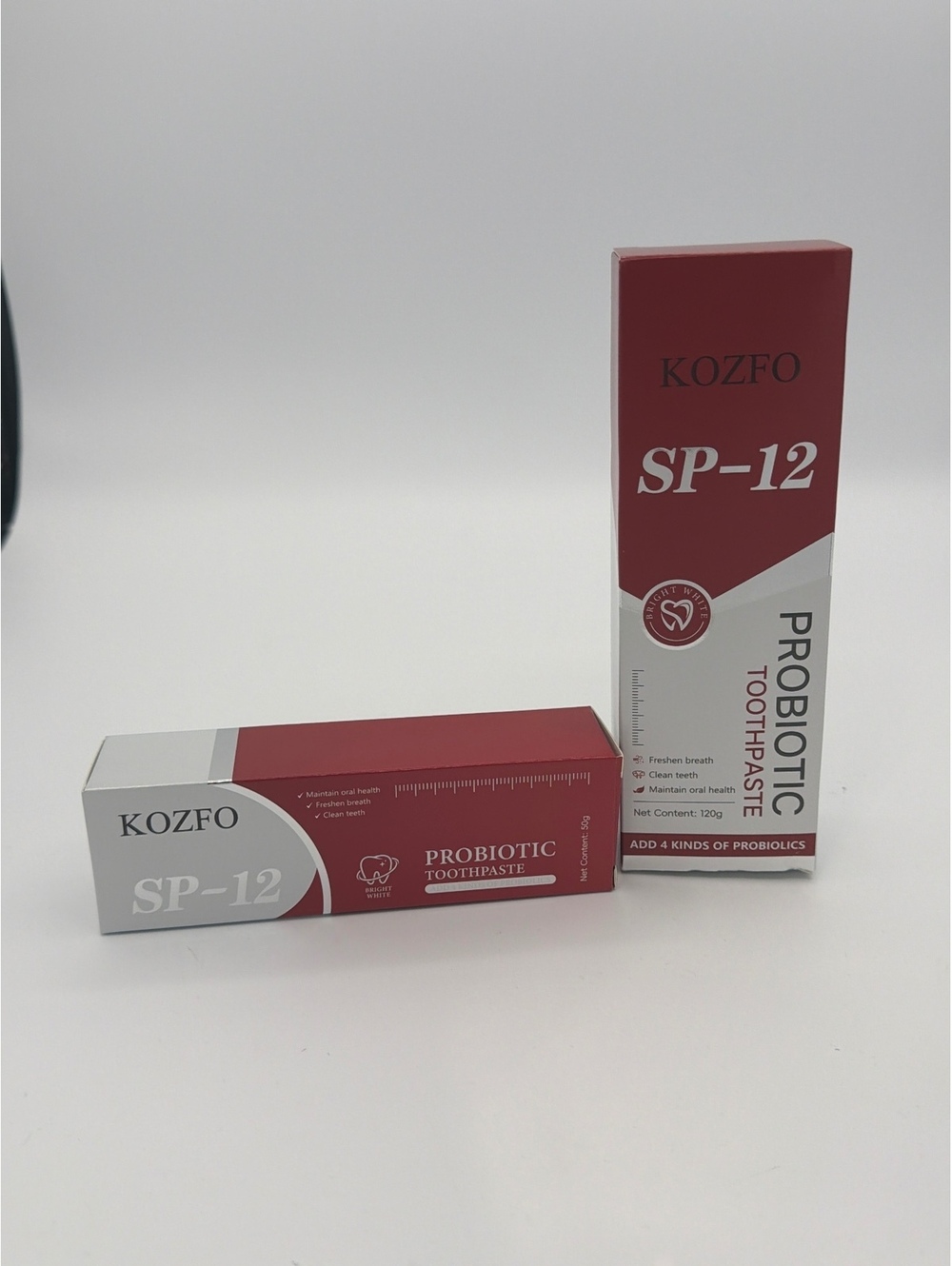 KOZFO SP-12 Probiotic Toothpaste 120g and 50g